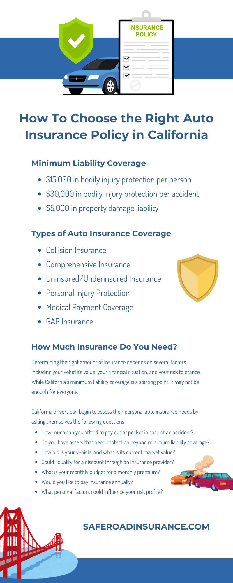 How To Choose the Right Auto Insurance Policy in California