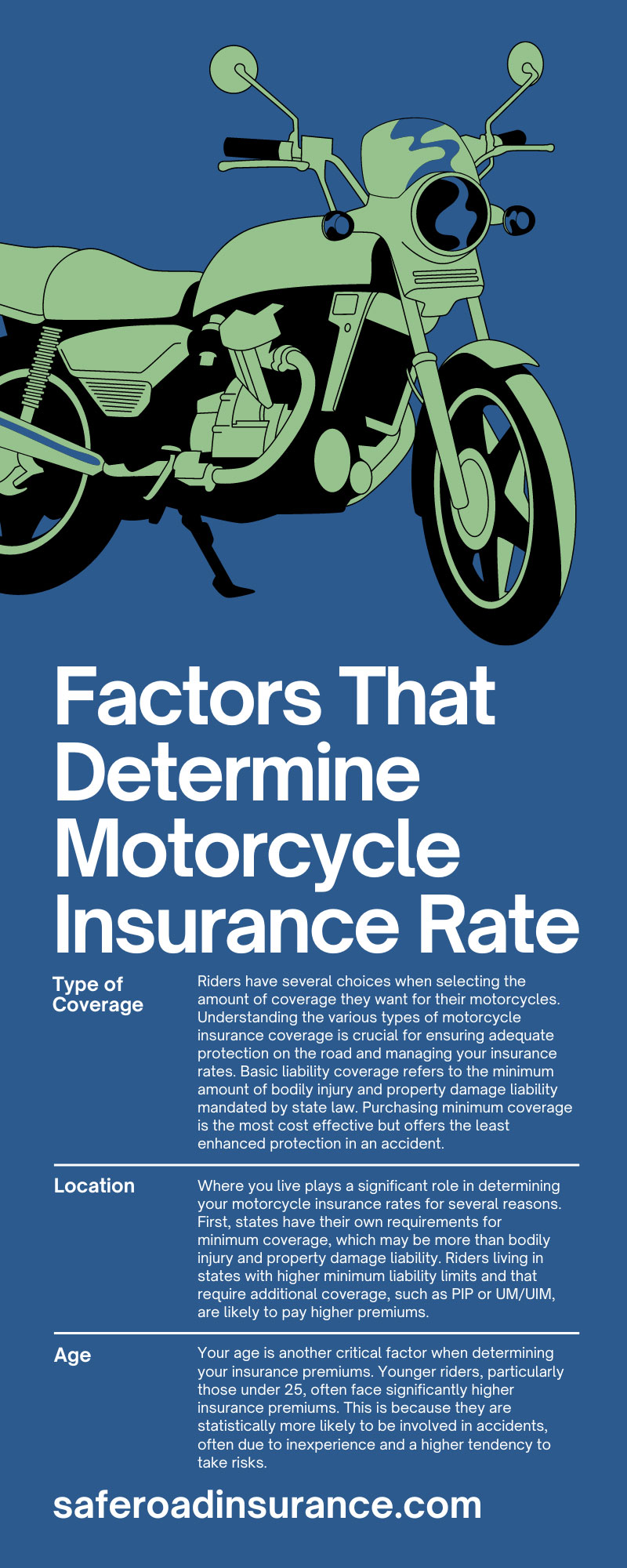 6 Factors That Determine Motorcycle Insurance Rate